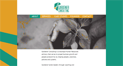 Desktop Screenshot of gardenerconsulting.com