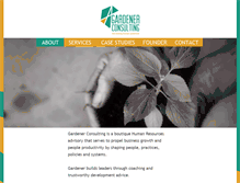 Tablet Screenshot of gardenerconsulting.com